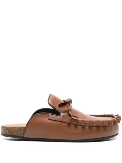 Jw Anderson J. W.anderson Ruffle Loafer W In Brown