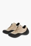 Jw Anderson J. W.anderson Suede Bubble Low-top Sneakers In Black