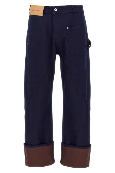JW ANDERSON J. W.ANDERSON 'TURN UP TWISTED WORKWEAR' JEANS