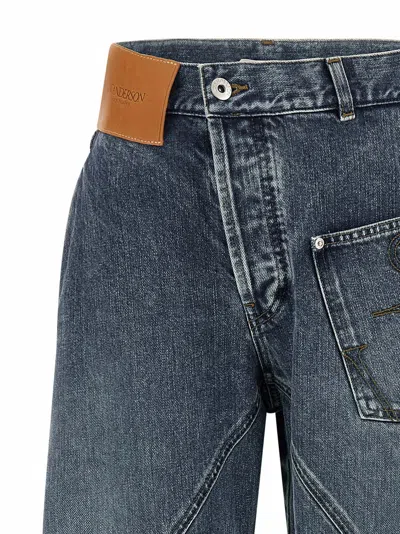 Jw Anderson J. W.anderson Women's Twisted Workwear Jeans In Blue