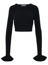 JW ANDERSON J.W. ANDERSON BLACK VISCOSE BLEND jumper