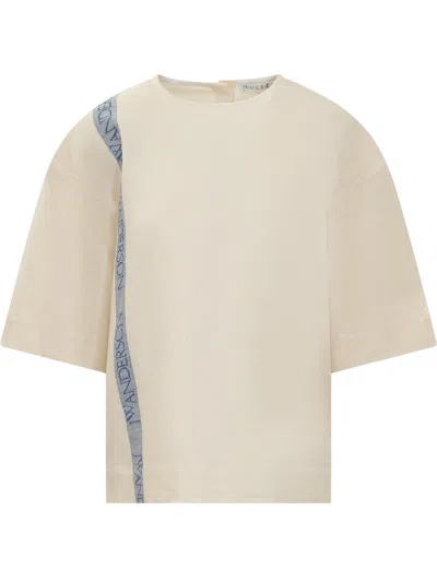 Jw Anderson J.w. Anderson Boxy T-shirt In White