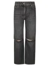 JW ANDERSON J.W. ANDERSON CUT-OUT KNEE BOOTCUT JEANS