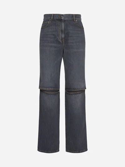 Jw Anderson J.w. Anderson Cut-outs Knee Jeans In Default Title