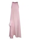 Jw Anderson Vestido Largo In Pink