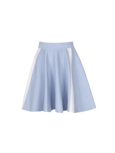 JW ANDERSON J.W. ANDERSON FLARED MINI SKIRT WITH EMBROIDERY