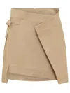 Jw Anderson J.w. Anderson Kite Mini Skirt In Beige