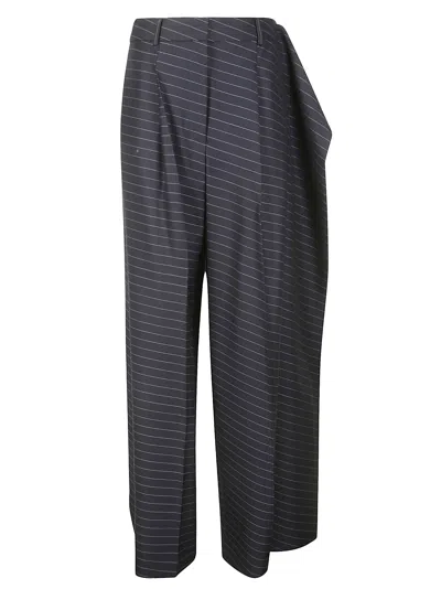 Jw Anderson Side Panel Trousers In Navy