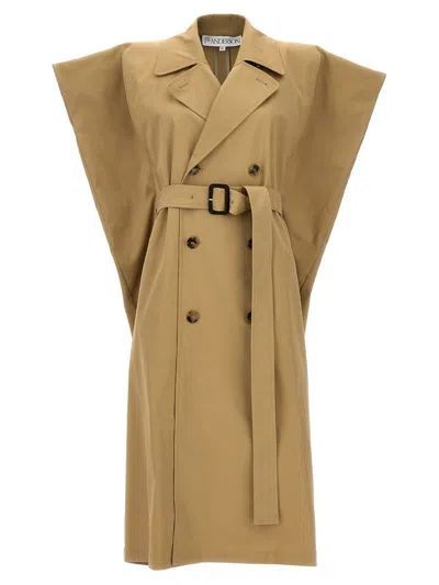 JW ANDERSON J.W. ANDERSON SLEEVELESS DOUBLE-BREASTED TRENCH COAT