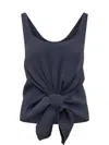 JW ANDERSON J.W. ANDERSON TOP WITH STRAPS AND KNOTTED DETAIL
