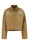 Jw Anderson Camel Cotton Padded Jacket