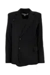 Jw Anderson Tassle Tuxedo Jacket Oversized Fit In Black