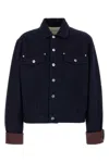 Jw Anderson J. W. Anderson 'turn Up Cuff' Jacket In Blue
