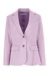 Jw Anderson Light Purple Single Breasted Blazer In Purple