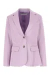 Jw Anderson Light Purple Single Breasted Blazer In Purple