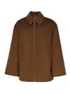 Jw Anderson J.w.anderson 'wire Puller' Short Coat In Brown