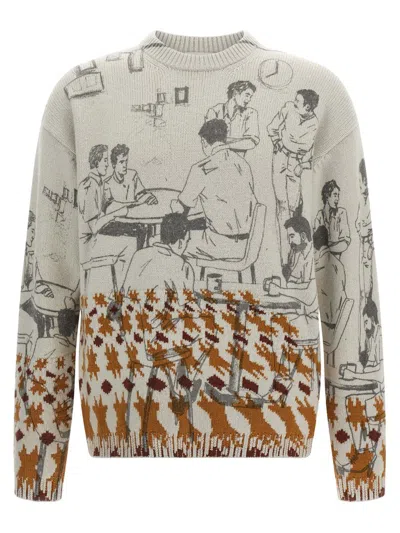 JW ANDERSON JW ANDERSON JACQUARD PATTERN SWEATER