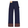 Jw Anderson J.w.anderson 'turn Up Twisted Workwear' Jeans In Blue