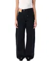 Jw Anderson Twisted Jeans In Black