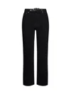 Jw Anderson Padlock Strap Slim-fit Jeans In Black