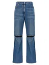Jw Anderson J.w.anderson Women Cut-out Jeans In Blue