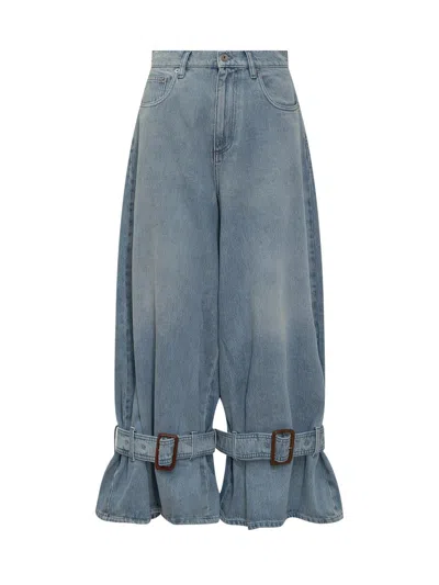 JW ANDERSON JW ANDERSON JEANS BUCKLED CUFF