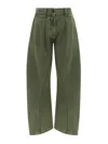 Jw Anderson J. W. Anderson Twisted Seam Trousers In Green