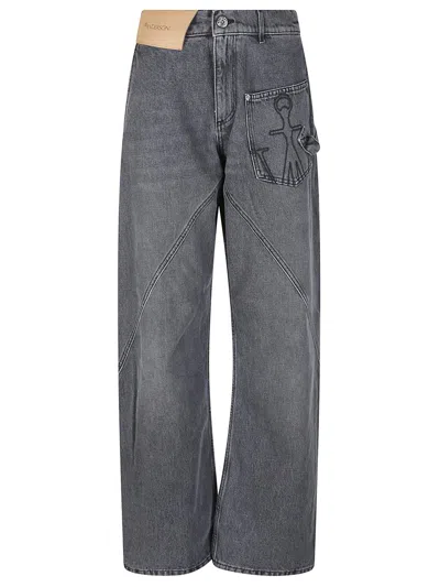 Jw Anderson Jeans In Grey