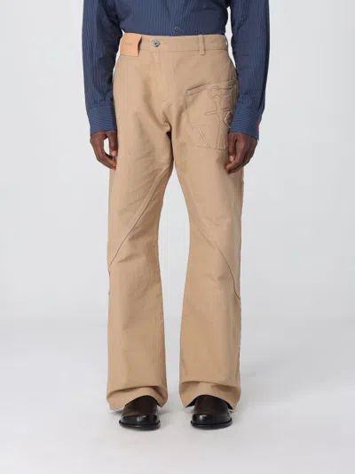 Jw Anderson Jeans  Men Color Beige In Brown