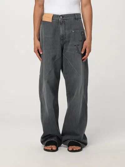 Jw Anderson Jeans  Men Color Charcoal In Black