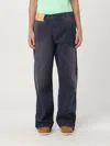 Jw Anderson Navy Twisted Workwear Jeans In Navy