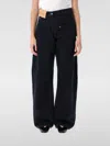 Jw Anderson Twisted Jeans In Black