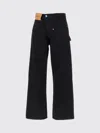 Jw Anderson Twisted Workwear Jeans In Animal Print