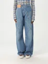 Jw Anderson Twisted Midrise Workwear Boyfriend Jeans In Blue