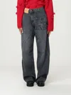 Jw Anderson Jeans  Woman Color Charcoal In Gray