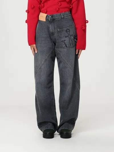 Jw Anderson Jeans  Woman Color Charcoal In Gray
