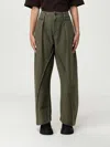 Jw Anderson J. W. Anderson Mid-rise Trousers With Pleats In Green