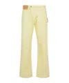 Jw Anderson Twisted Workwear Jeans In Neutral