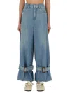 Jw Anderson Jeans With Buckle In Denim