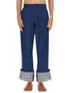 Jw Anderson Jeans Workwear In Blue