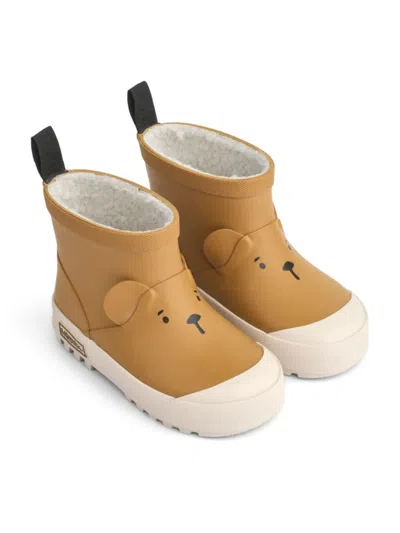 Liewood Jesse Bear Thermo Rainboot By  In Brown