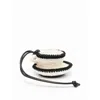 Jw Anderson J. W. Anderson Teacup-shaped Keychain With Logo Detail And Leather Cord In Neutral