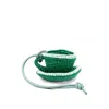 Jw Anderson J. W. Anderson Teacup-shaped Keychain With Leather Cord And Logo Detail In Green