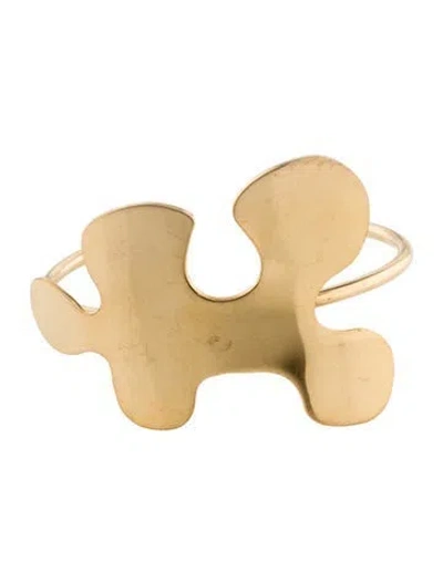 Pre-owned Jw Anderson Jigsaw Cuff Bracelet, 7" In Multicolor