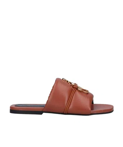 JW ANDERSON JW ANDERSON JW ANCHOR PLAQUE SLIP-ON SANDALS