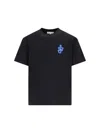 Jw Anderson Jw-initials Anchor Logo T-shirt In Blue