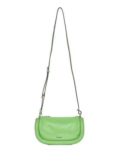 Jw Anderson Bag Woman Cross-body Bag Green Size - Leather