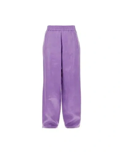 Jw Anderson Pants Woman Pants Purple Size 4 Viscose