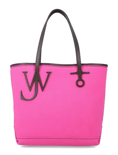Jw Anderson Small Anchor Tote In Pink