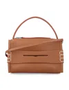 Jw Anderson Loafer Leather Shoulder Bag With Detachable Strap In Brown